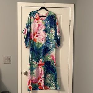 Natori Paradise Palms Caftan - M